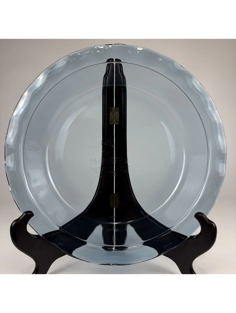 Pyrex Blue Glass Pie Plate  Model C 209– 9.5